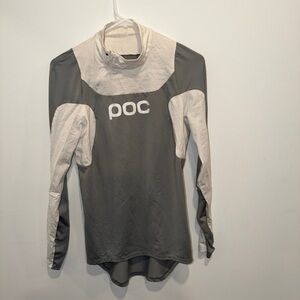 POC Gray and White Men's Jersey